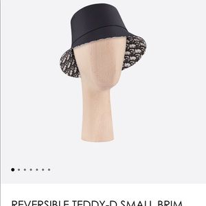 Dior Reversible small brim bucket hat